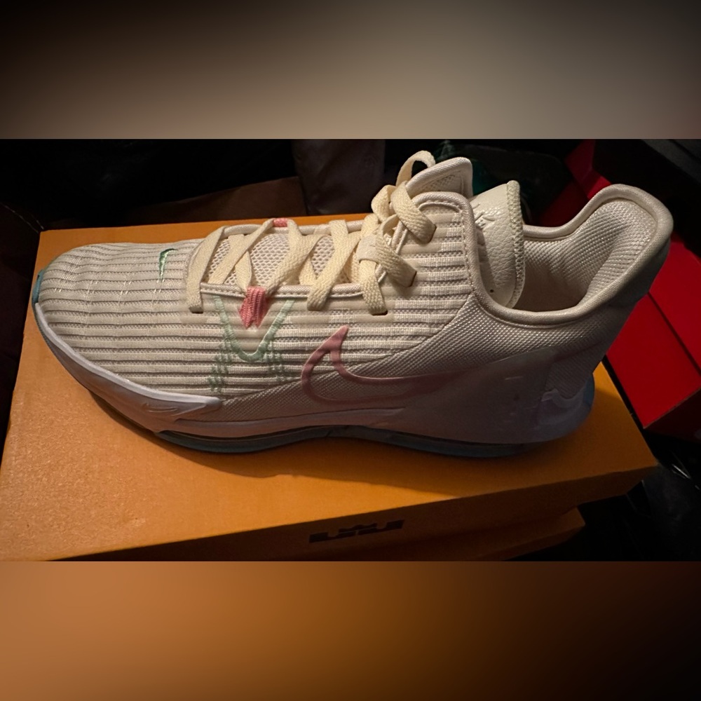 Nike LeBron Witness VI in Coconut Milk and Blue
